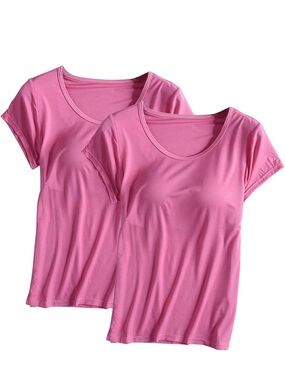 Women's Classic Scoop Neck T-Shirt - Pink